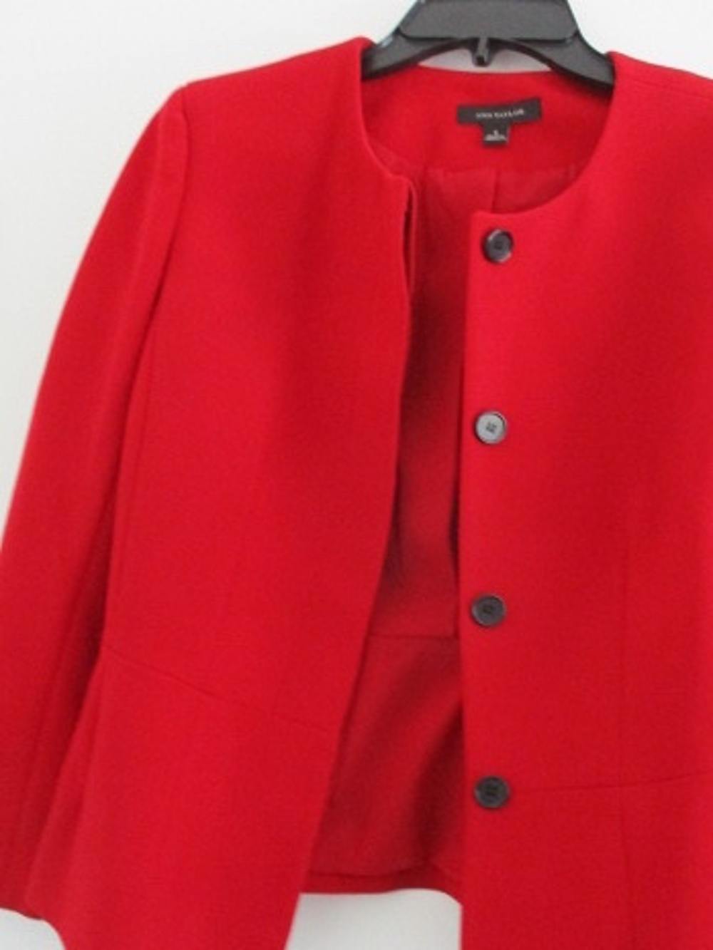 ANN TAYLOR - Red 3 Button Blazer